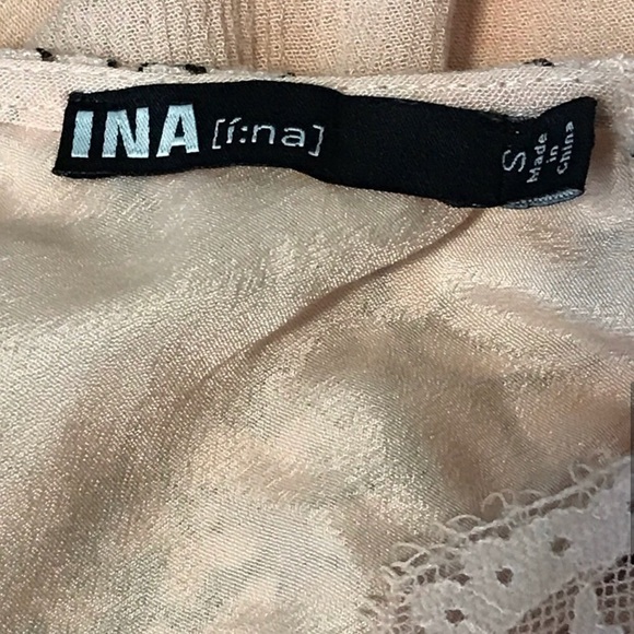 Ina Small Oversize Pink Lace Mini Summer Dress - Picture 7 of 7